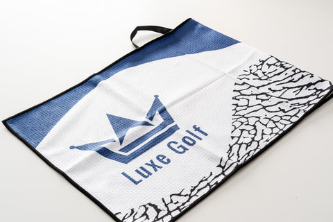 Luxe Golf Azure Premium Golf Towel