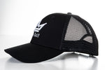 Luxe Golf Black Lifestyle Trucker Hat