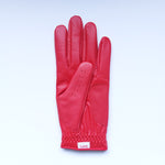 Luxe Golf  Mens Fire Red Golf Glove