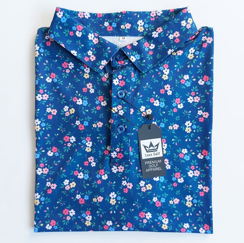 "Floral" Men's Premium Golf Shirt