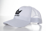 Luxe Golf White Lifestyle Trucker Hat